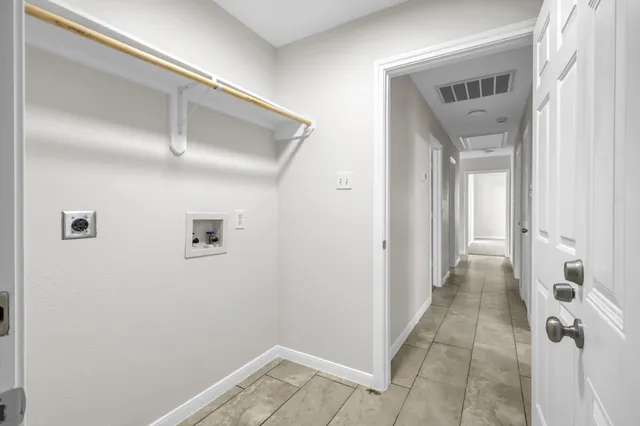 a view of a backyard with a garden