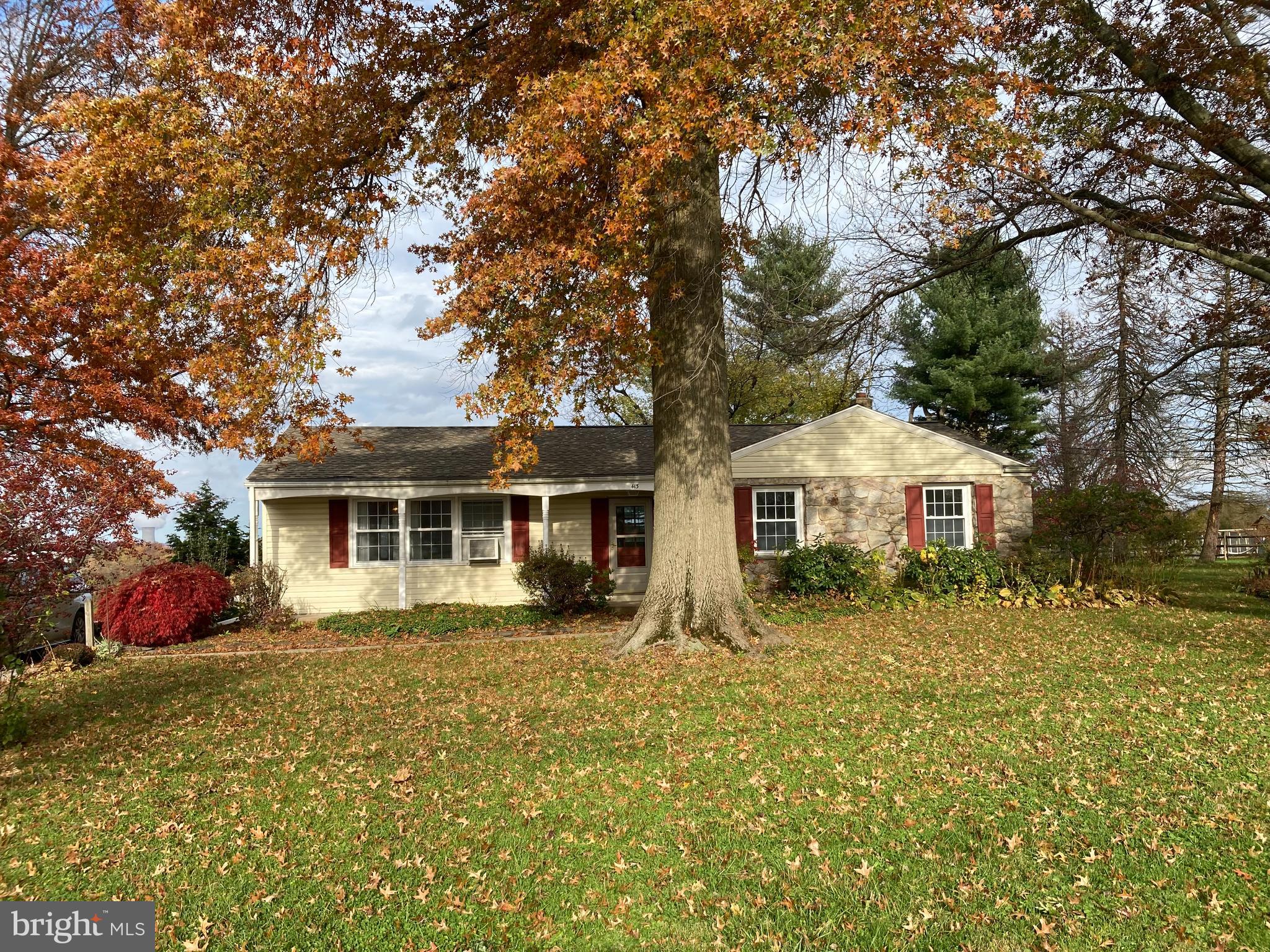 Front View from Yard (looking North)
