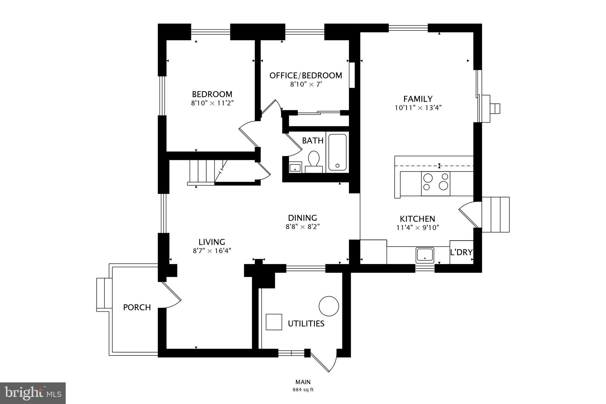 970 Shore Acres Road Arnold, MD 21012 - Photo 46 of 47 Main Level Floor Plan