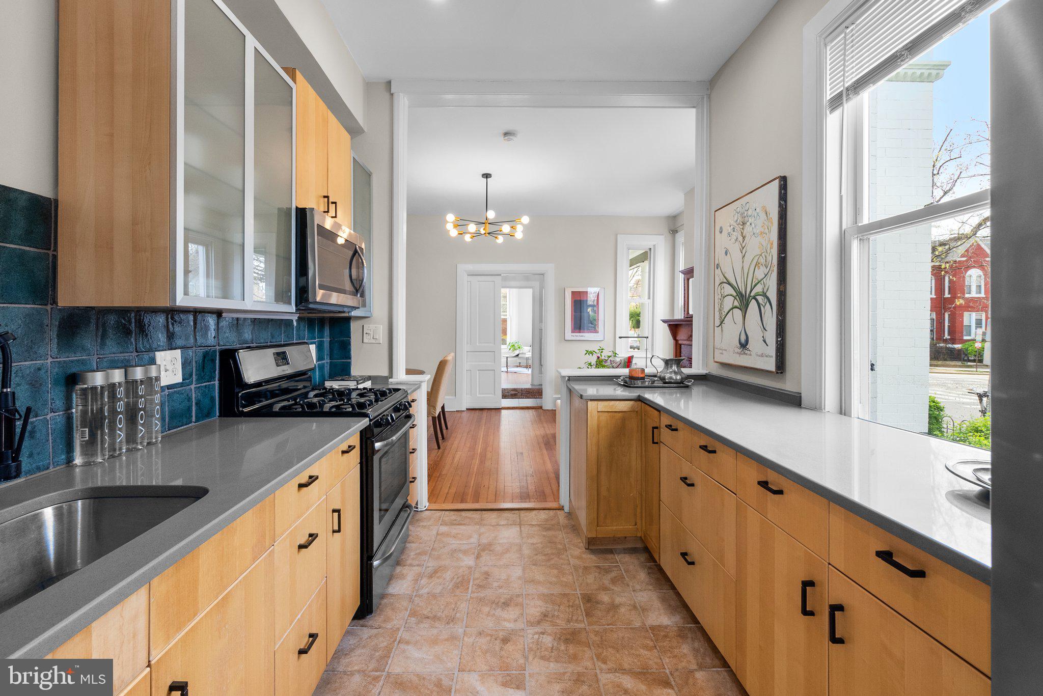 1625 First Street Northeast Washington, DC 20002 - Photo 15 of 38 Wide galley kitchen