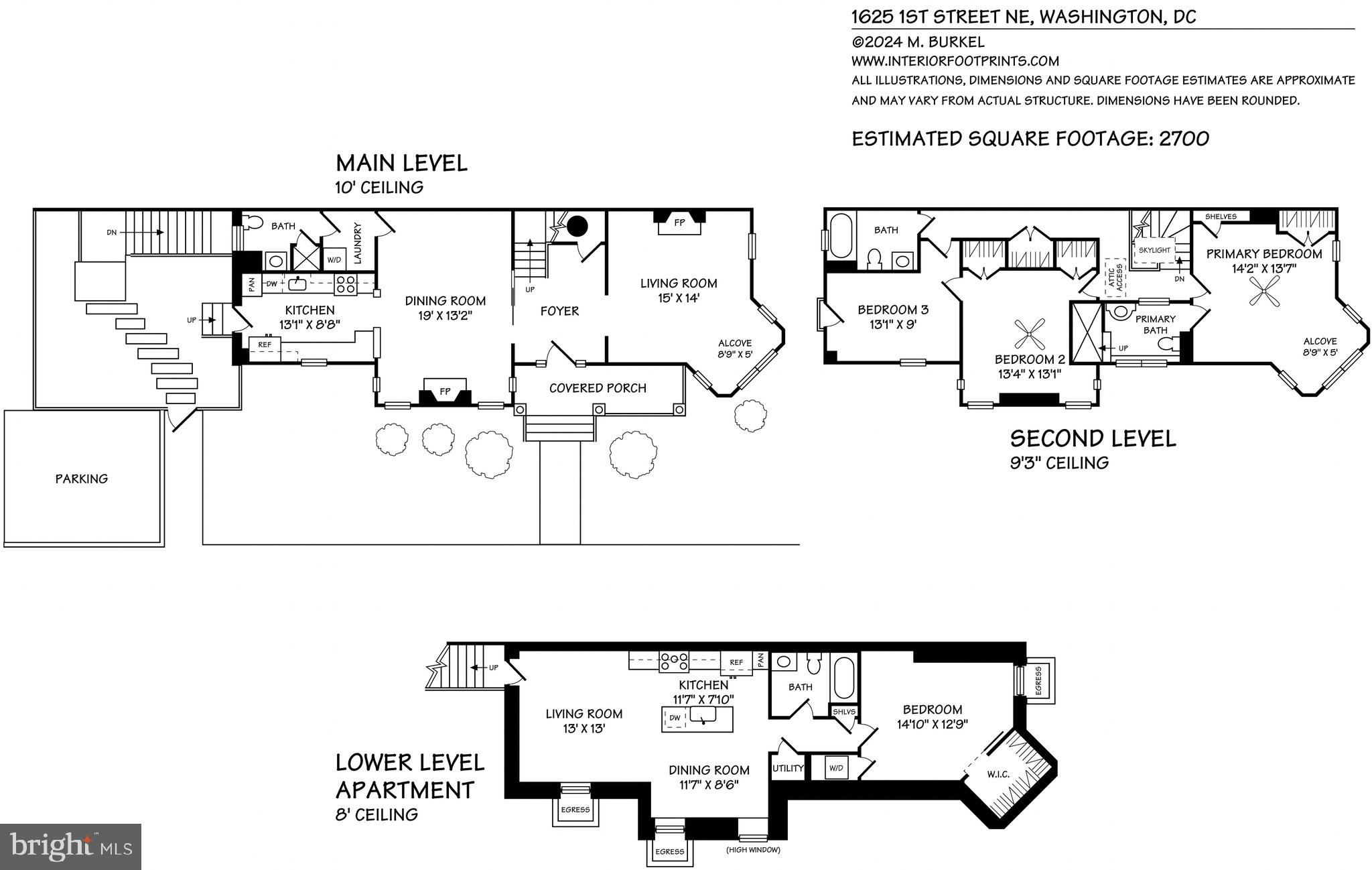 1625 First Street Northeast Washington, DC 20002 - Photo 38 of 38 Floor plan