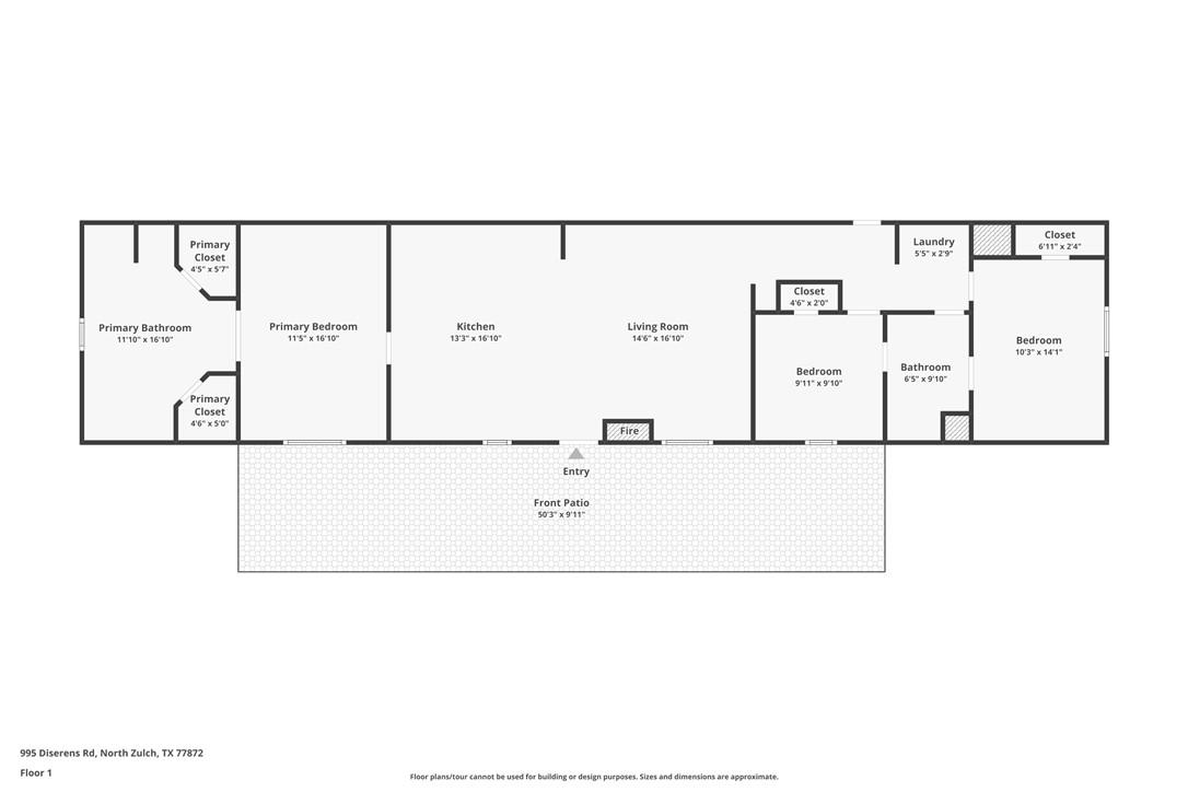 995 Diserens Road North Zulch, TX 77872 - Photo 41 of 41 Floor plan