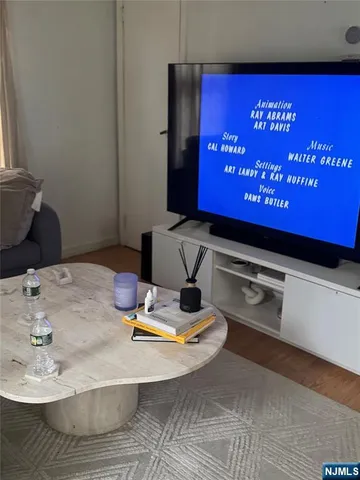 a view of a couch in kitchen