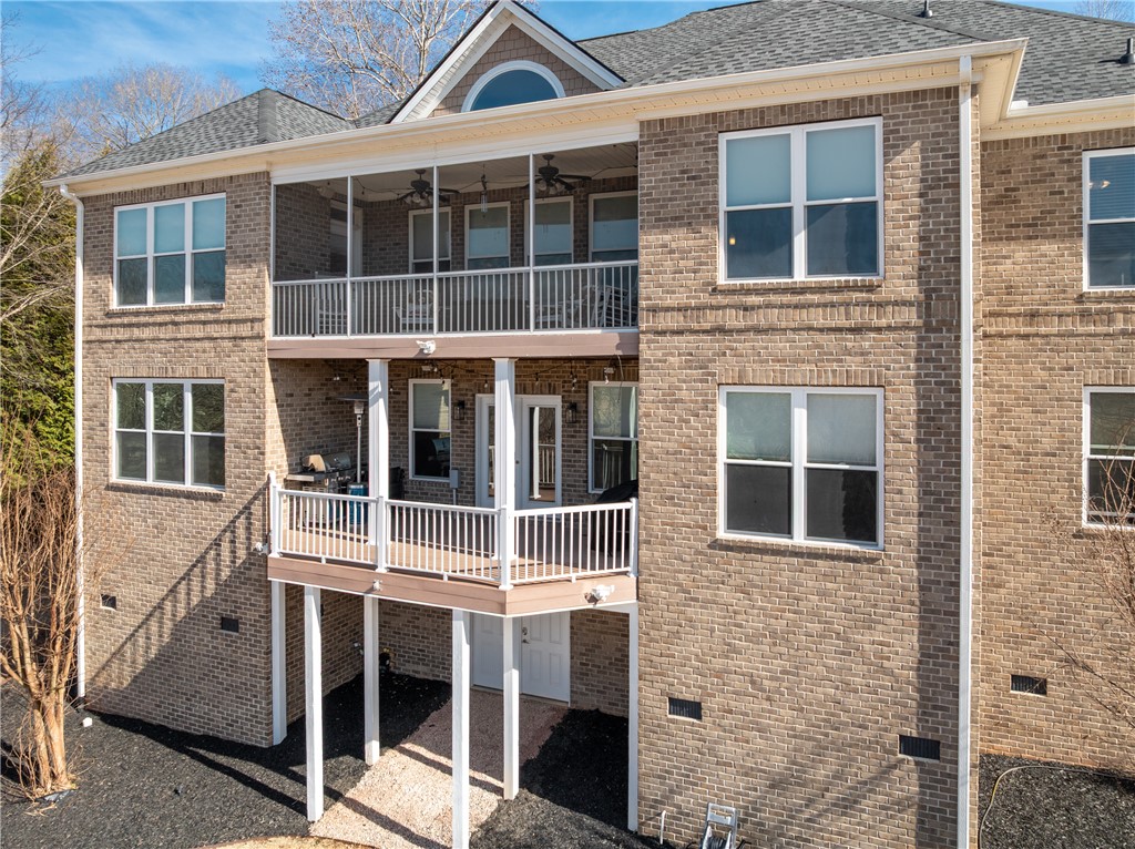 119 Turnberry Road Anderson, SC 29621 - Photo 42 of 50 This residence showcases expansive multi-level balconies, perfect for outdoor enjoyment and elegant entertaining.