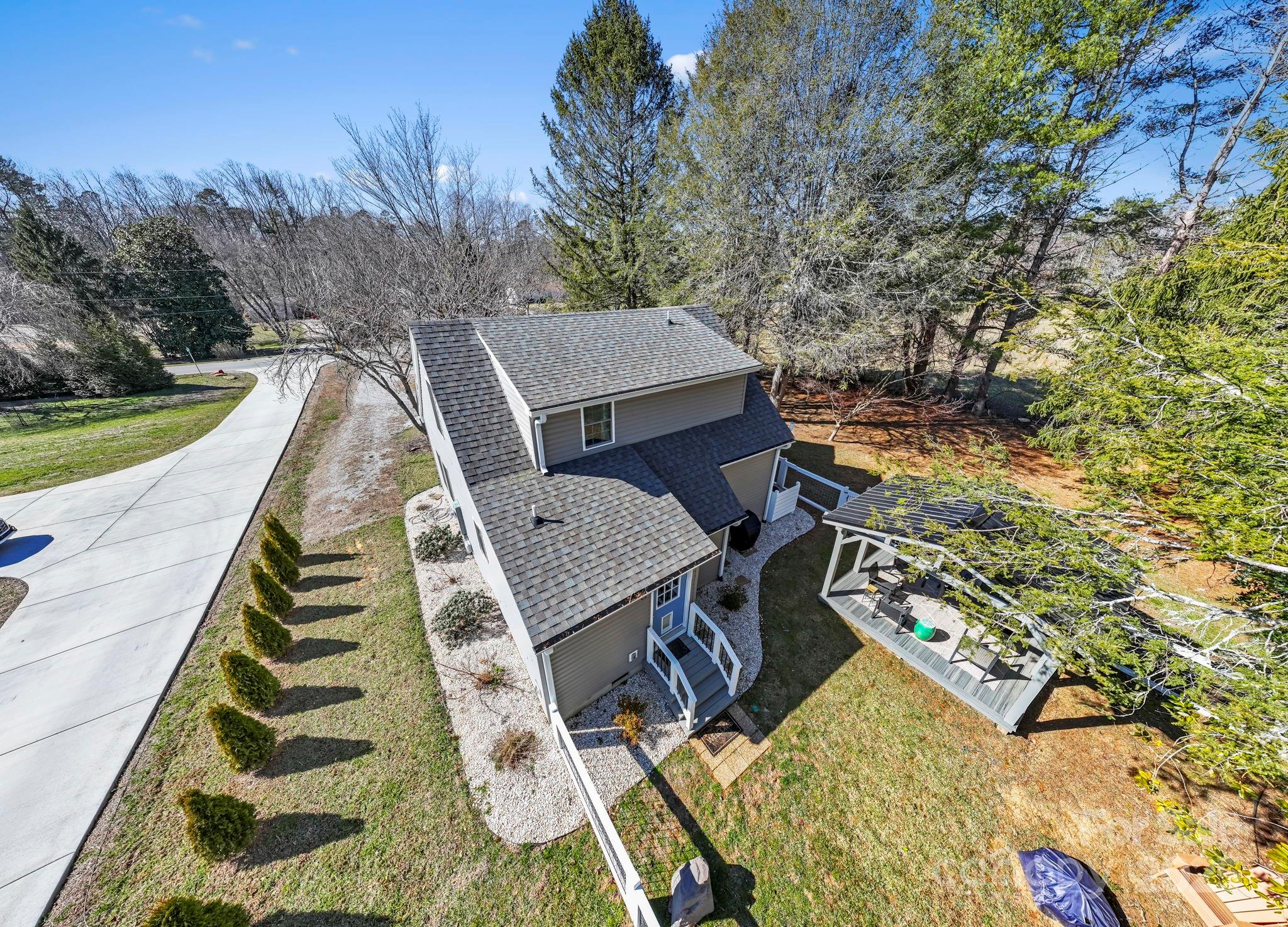 321 Ballenger Road Flat Rock, NC 28731 - Photo 30 of 32 an aerial view of a house