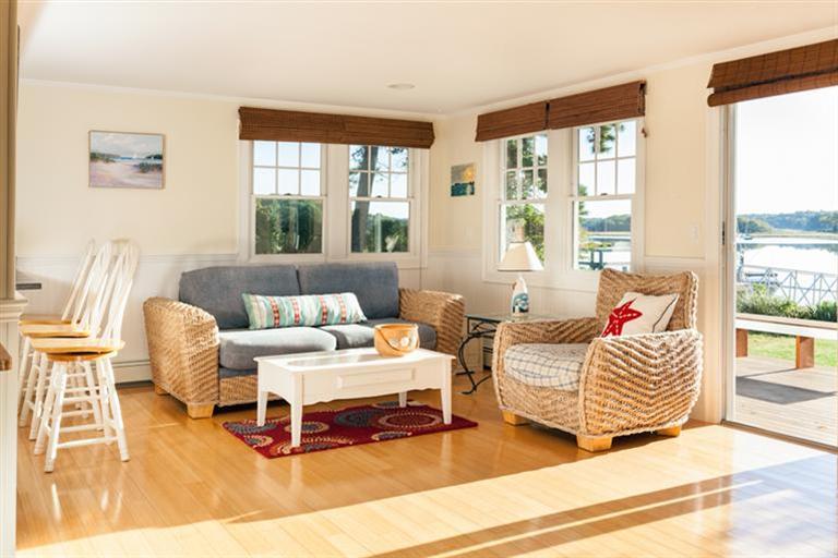 2 Great River Road Mashpee, MA 02649 - Photo 3 of 16 a living room with furniture and a large window
