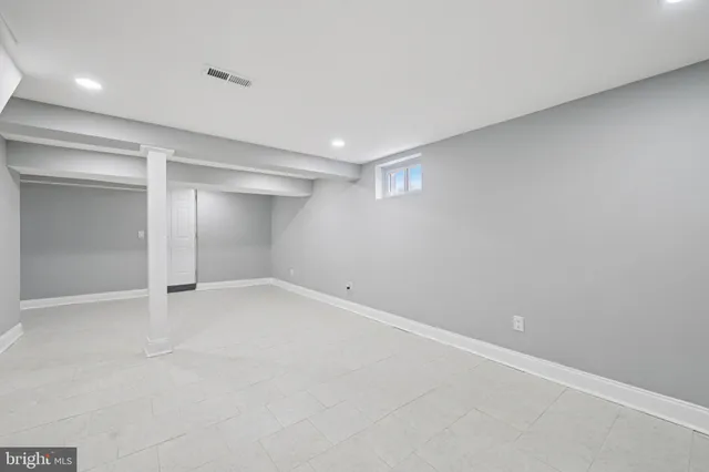 a view of an empty room