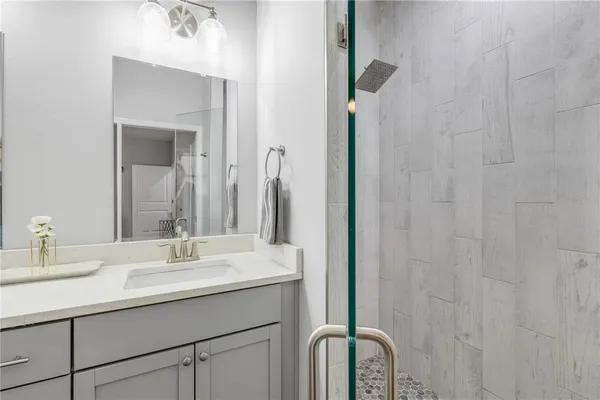 a view of a house with backyard sitting area and garden