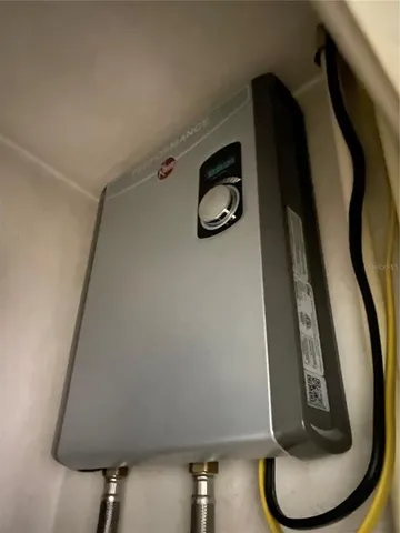 a view of a wooden floor in a bathroom