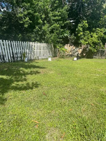 a view of garden with deck