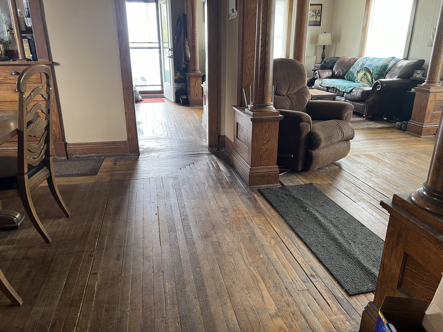 4536 Main Street Kankakee, IL 60901 - Photo 6 of 10 a living room with furniture and a hard wood floor
