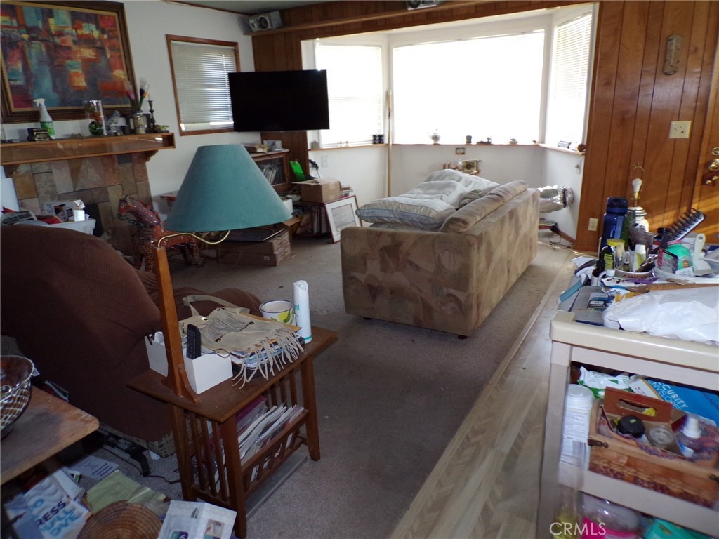 4880 Bonanza Road Johnson Valley, CA 92285 - Photo 11 of 19 a living room with furniture and a flat screen tv