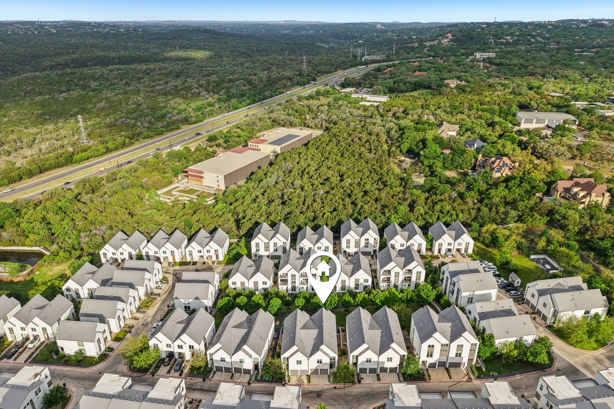 2518 Watkins Way Austin, TX 78746 - Photo 27 of 28 a view of a city and lake view