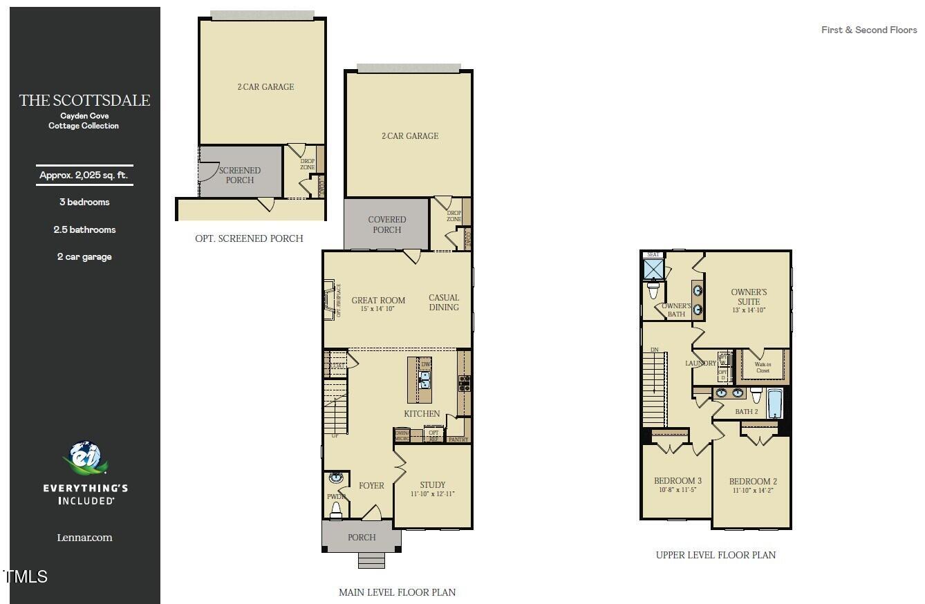 2048 Rosedale Rdg Avenue Wake Forest, NC 27587 - Photo 17 of 17 Scottsdale floorplan