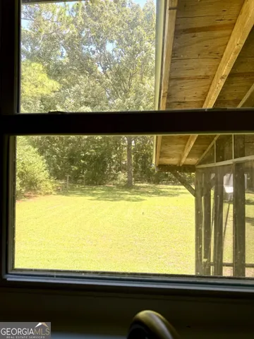 a view of sky from window