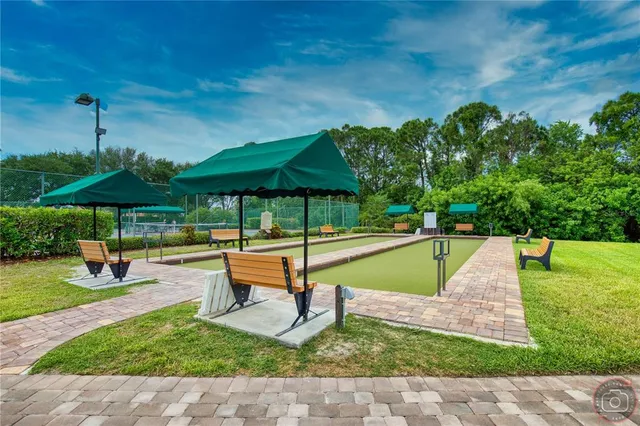 a view of a tennis court