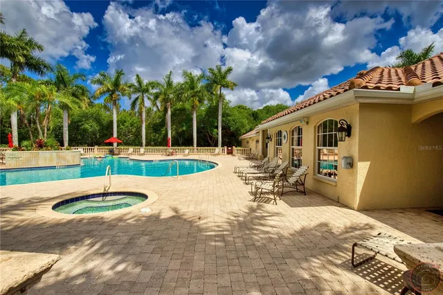 a view of a house with entertaining space