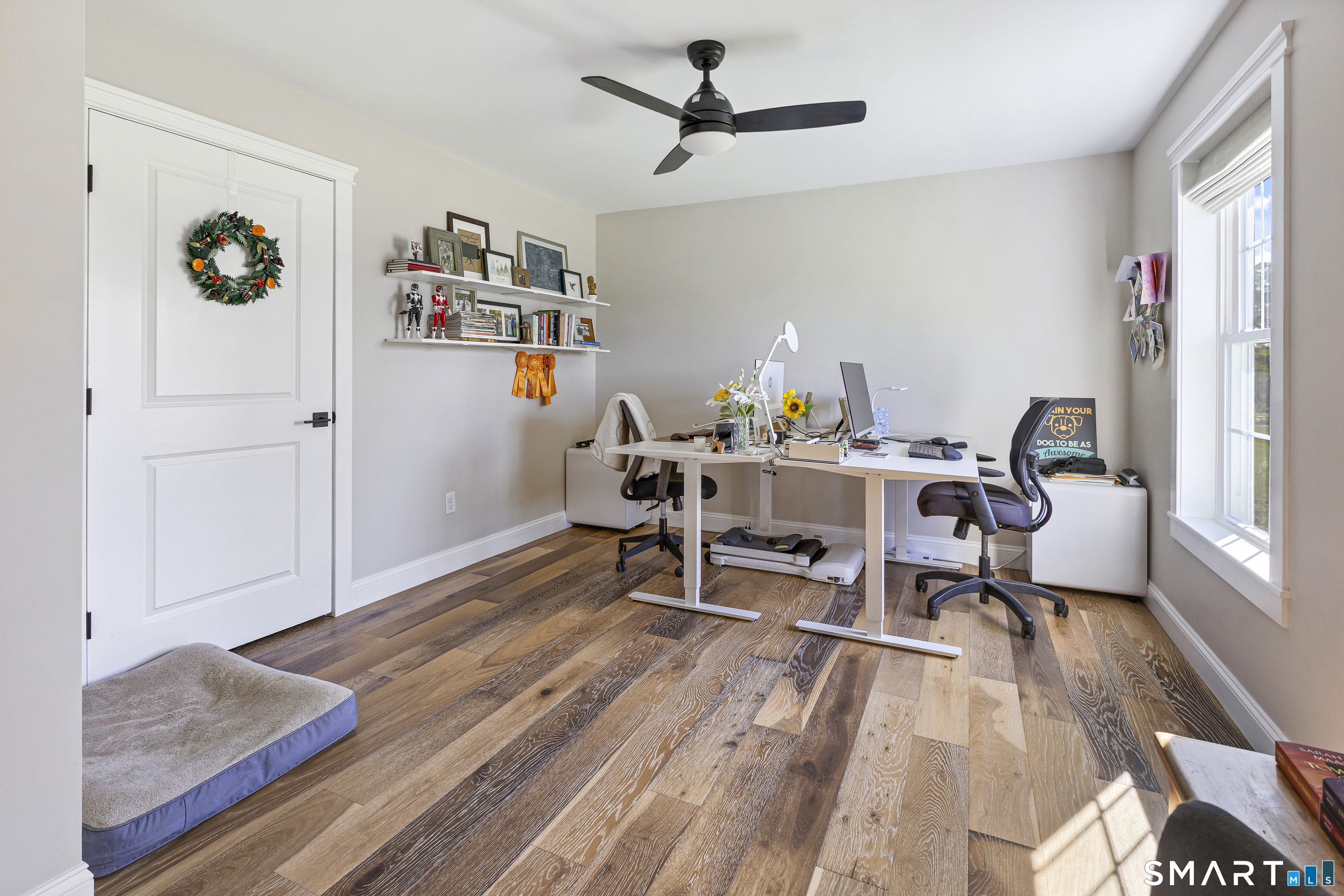 29 Beecher Road Brooklyn, CT 06234 - Photo 36 of 40 a workspace with wooden floor and a window