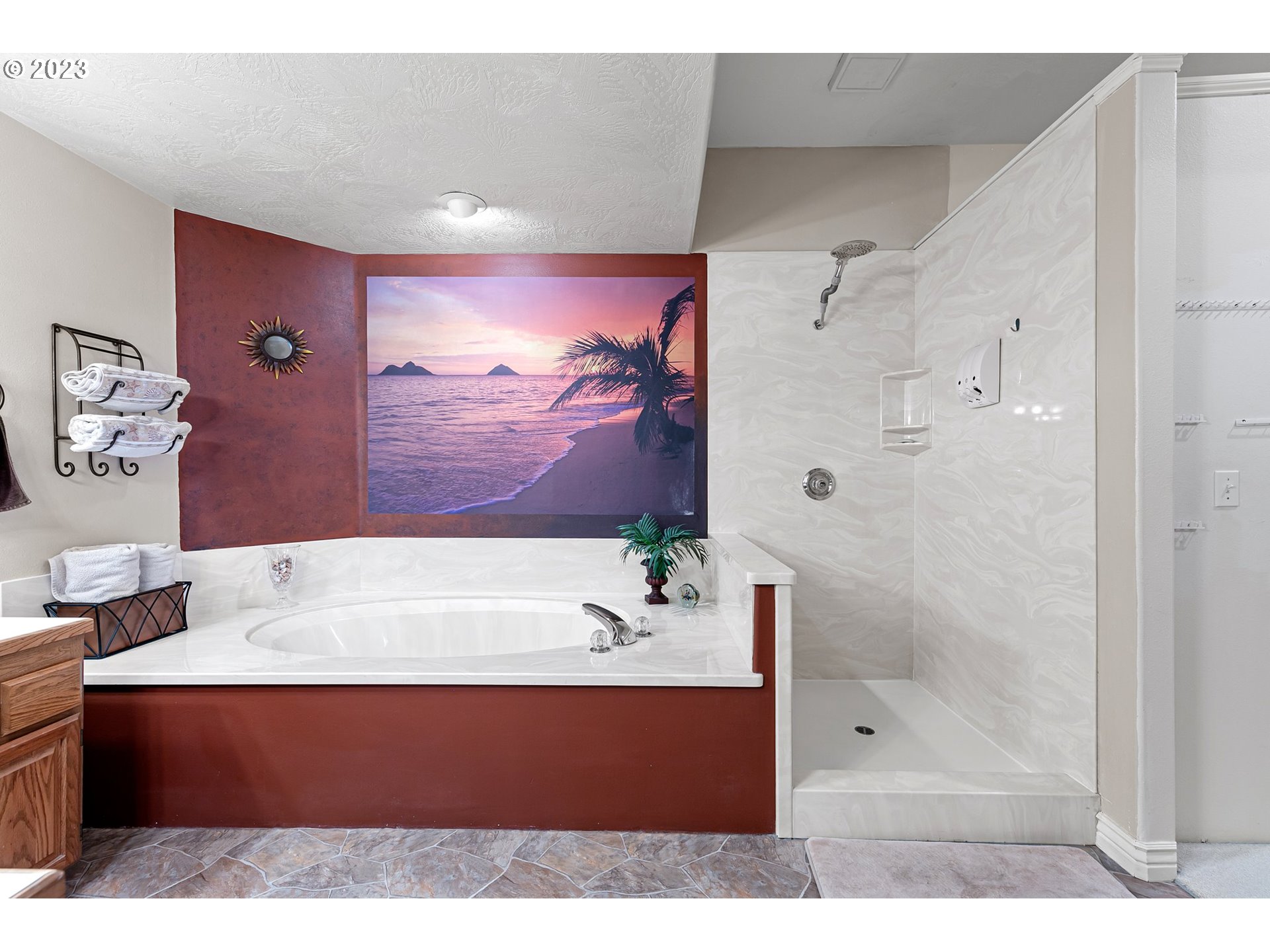 184 73rd Place Springfield, OR 97478 - Photo 26 of 48 a bathroom with a tub shower sink and mirror