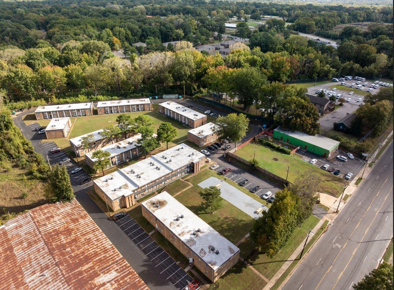 3236 Millington Road Memphis, TN 38127 - Photo 28 of 31 Aerial perspective showcasing multiple brick apartment buildings