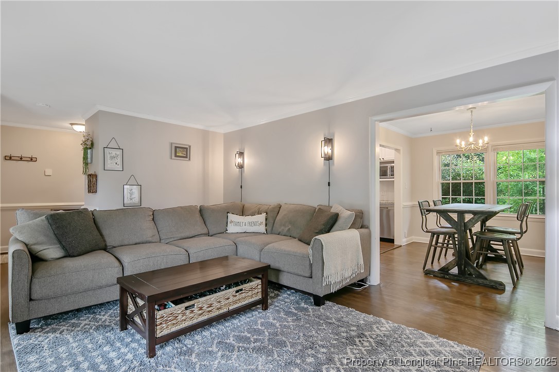 2615 Huntington Road Fayetteville, NC 28303 - Photo 11 of 47 a living room with furniture and a large window