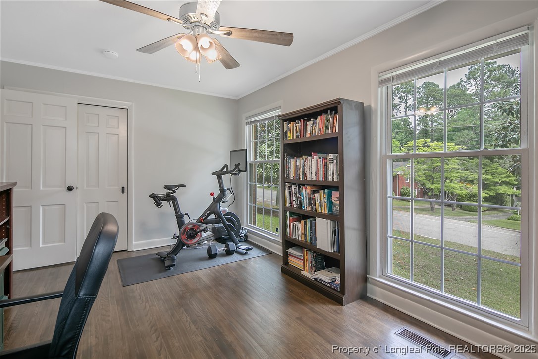 2615 Huntington Road Fayetteville, NC 28303 - Photo 42 of 47 a view of a room with gym equipment