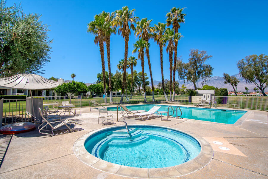 723 Inverness Drive Rancho Mirage, CA 92270 - Photo 26 of 49 a view of a swimming pool with a patio