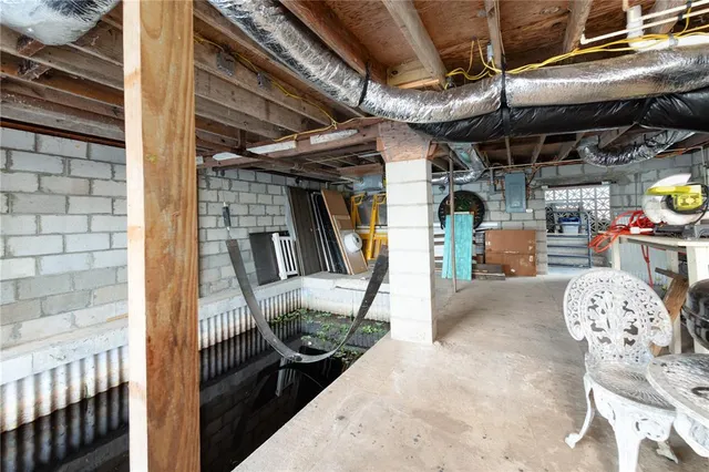 a view of a porch with furniture