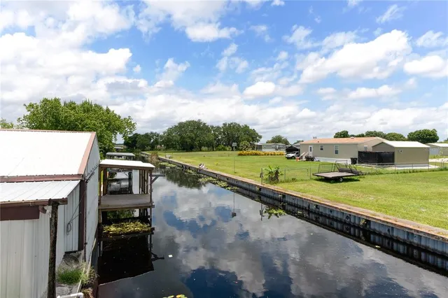 a view of a swimming pool and outdoor space