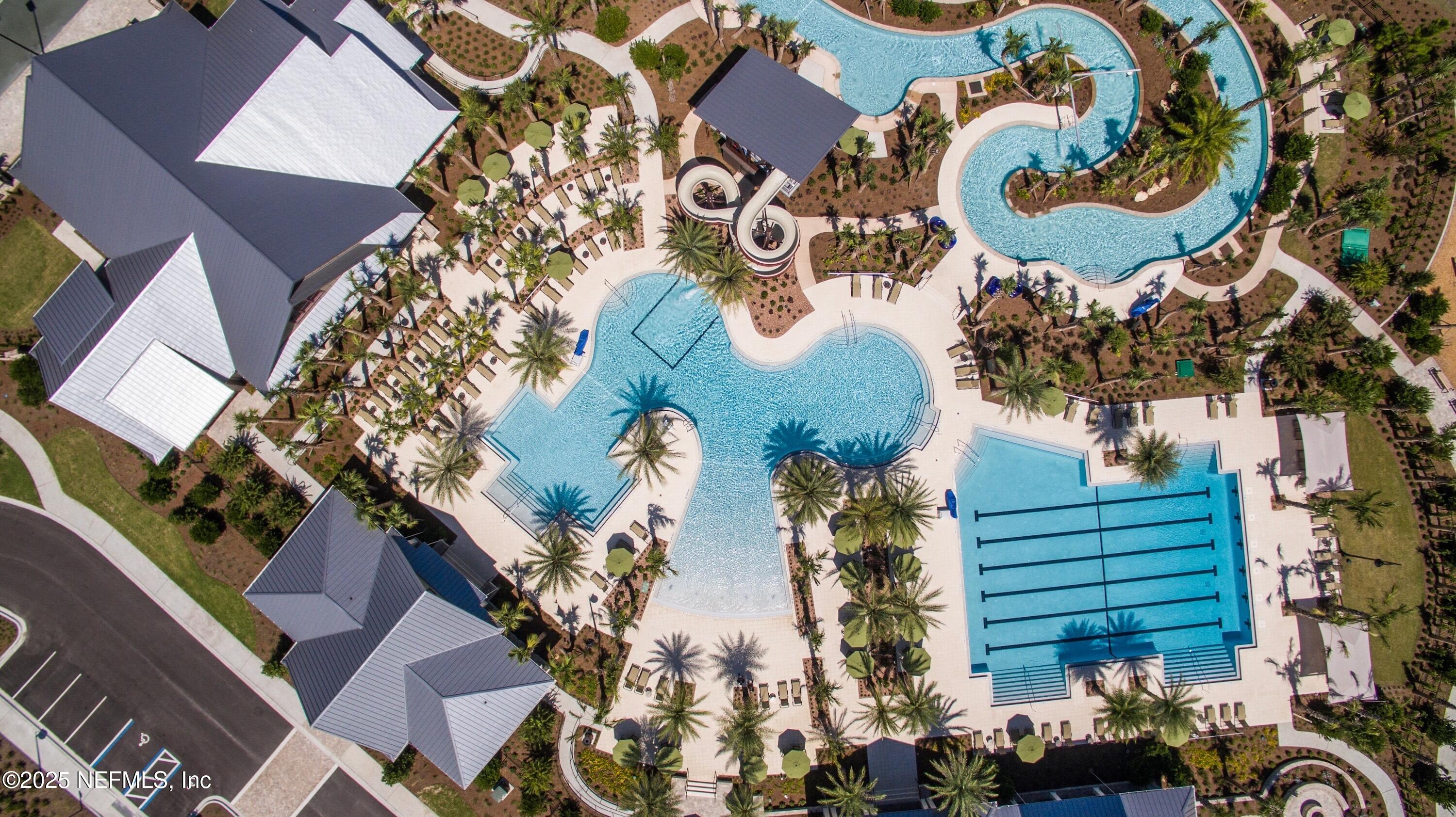 522 Kingbird Drive St. Augustine, FL 32092 - Photo 51 of 59 an aerial view of a house with a swimming pool