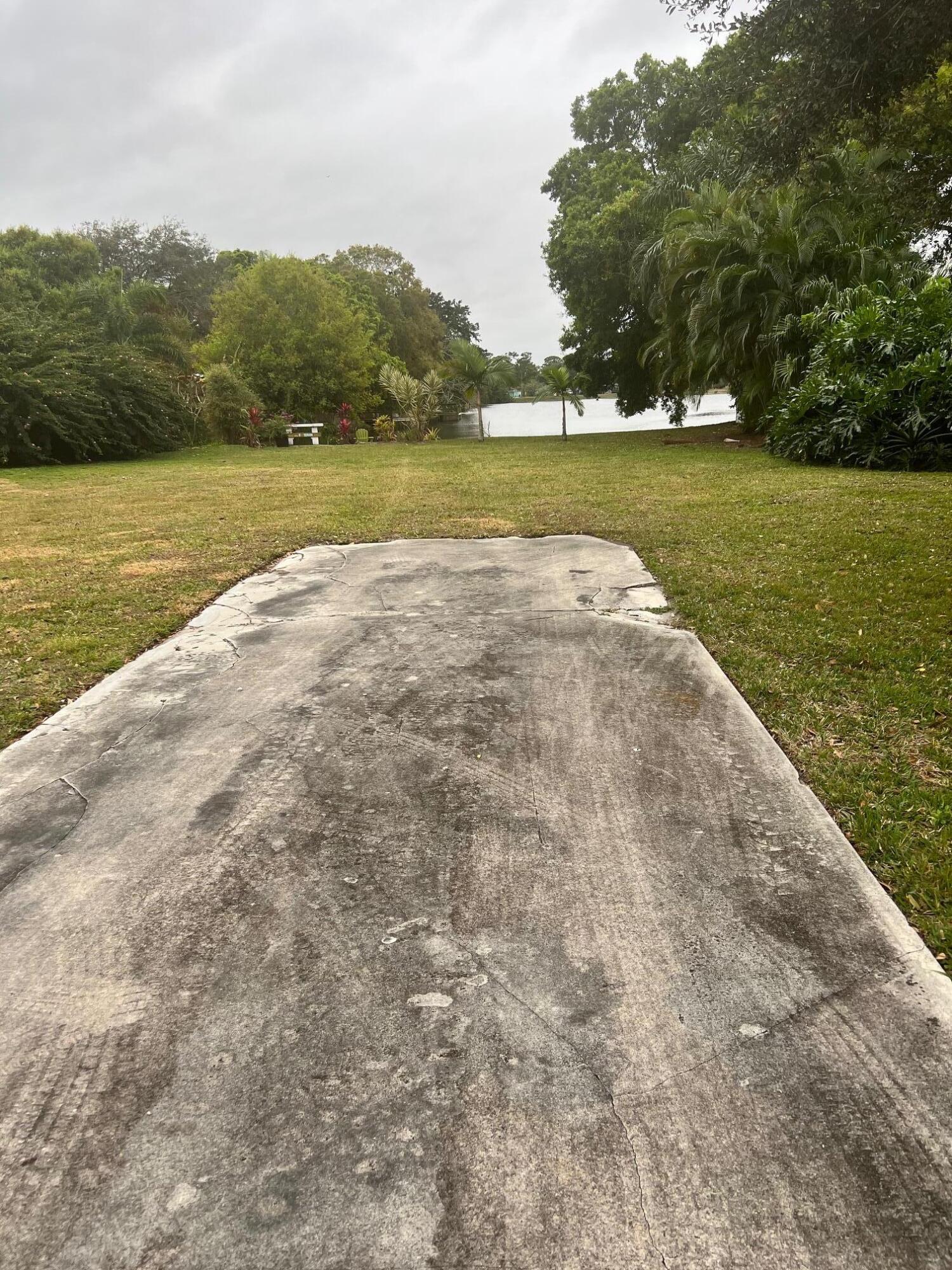 7705 Sebastian Road Fort Pierce, FL 34951 - Photo 10 of 13 Existing Driveway