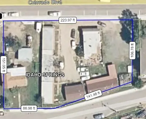 a view of a bathroom with mirror gate