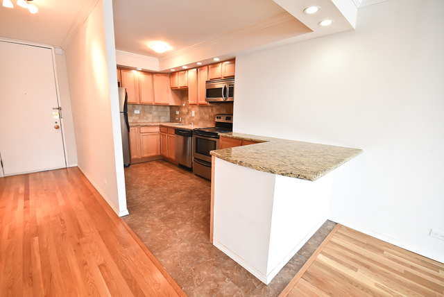 720 West Gordon Terrace, Unit 8L Chicago, IL 60613 - Photo 7 of 15 a kitchen with a sink and an oven
