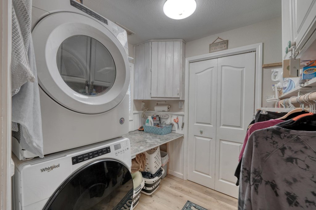 710 Town Mountain Road Hayesville, NC 28904 - Photo 50 of 68 a utility room with sink dryer and washer