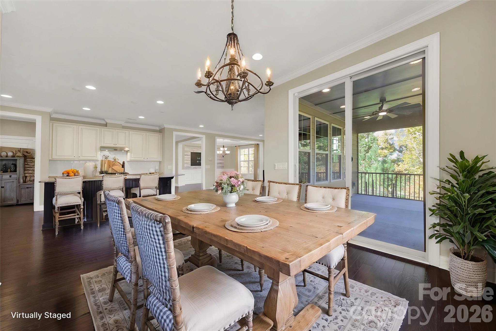 989 Emory Lane Fort Mill, SC 29708 - Photo 14 of 48 a view of a dining room with furniture window and wooden floor