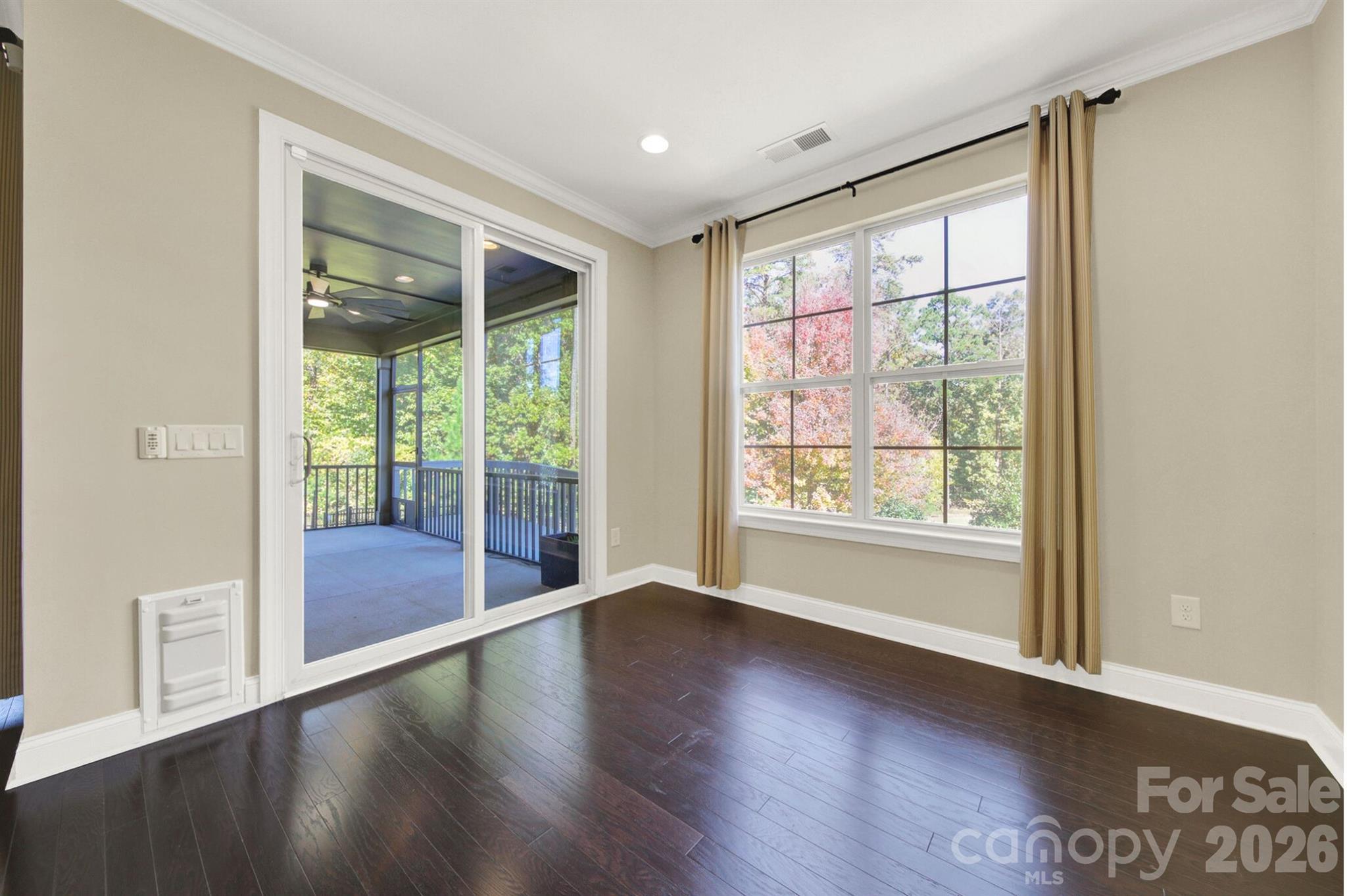 989 Emory Lane Fort Mill, SC 29708 - Photo 15 of 48 a view of empty room with wooden floor and fan