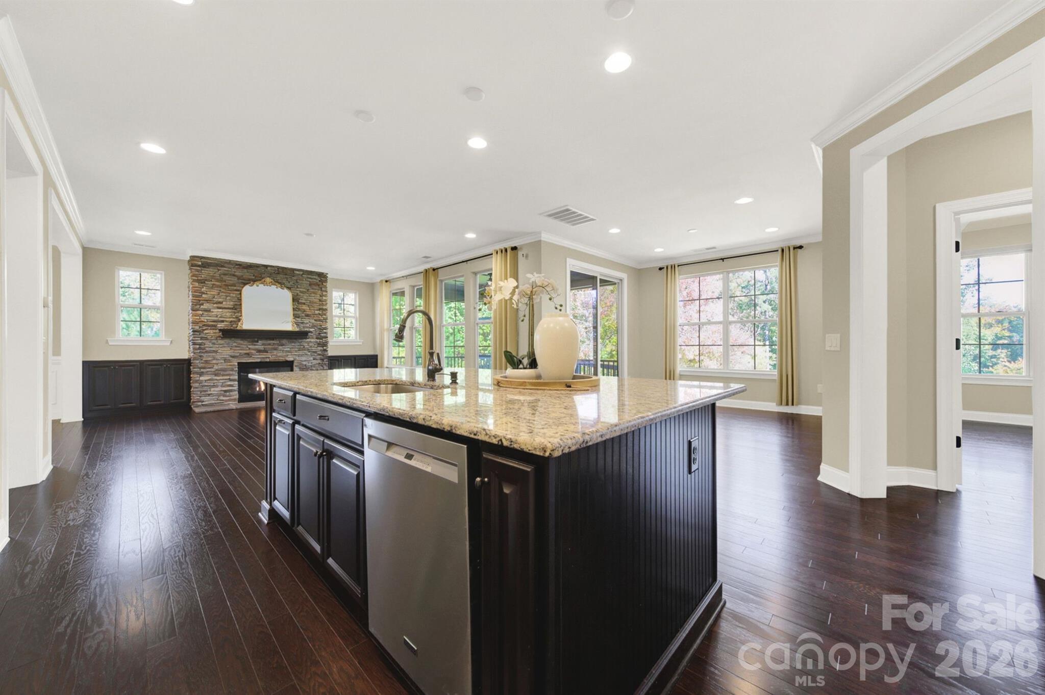 989 Emory Lane Fort Mill, SC 29708 - Photo 10 of 48 an open kitchen with a sink and dish washer