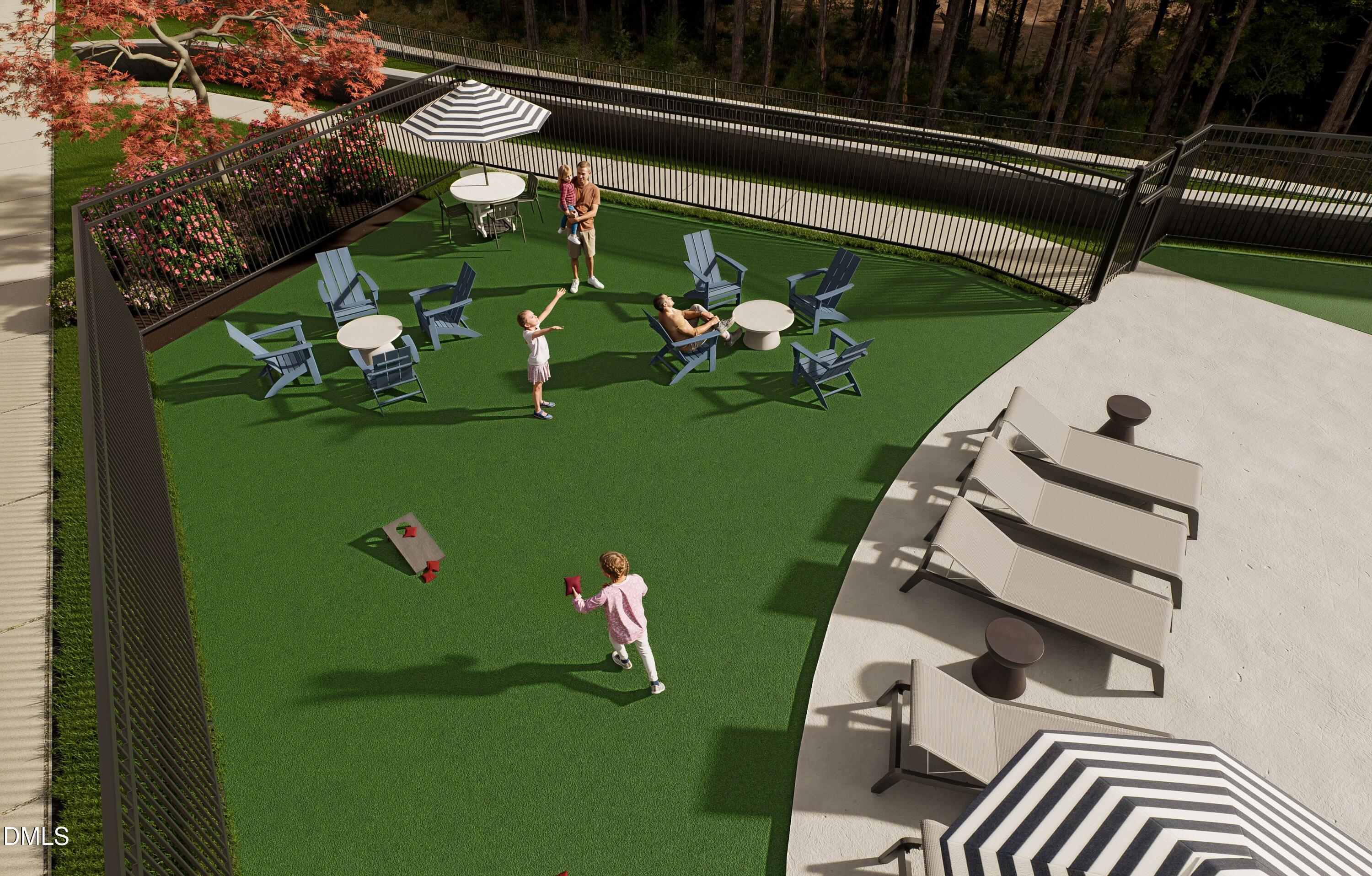 921 Kinglet House Road Knightdale, NC 27545 - Photo 33 of 33 Aerial Pool Lawn