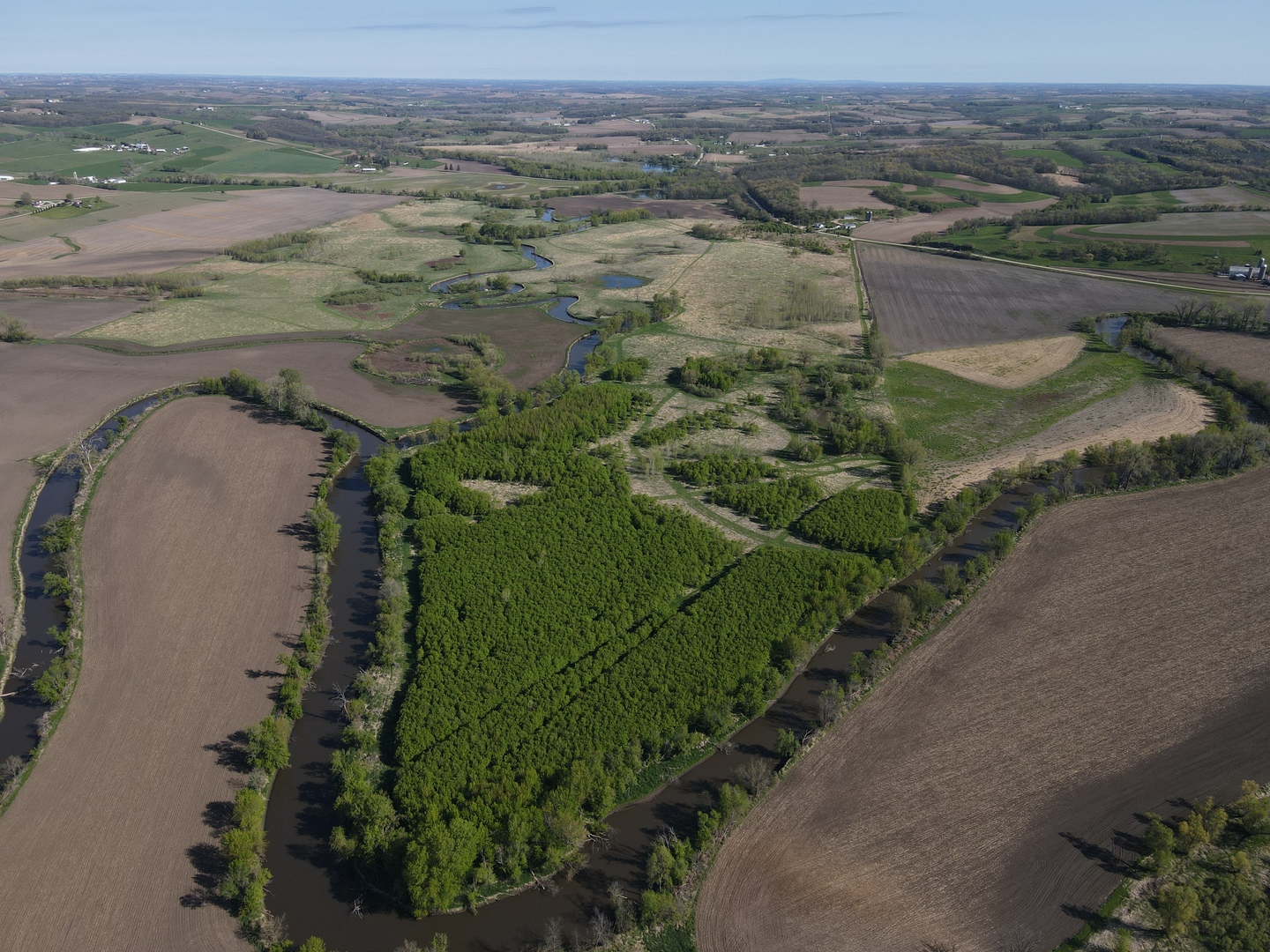 0 County Rd M Road Browntown, WI 53522 - Photo 12 of 59 an aerial view of mountain with outdoor space