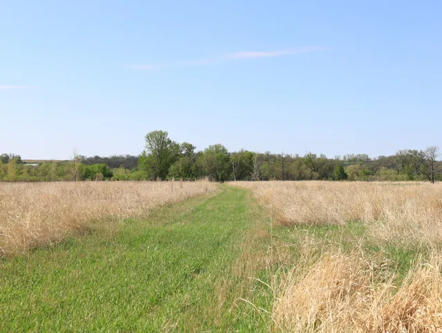 a view of a lake with houses in the back