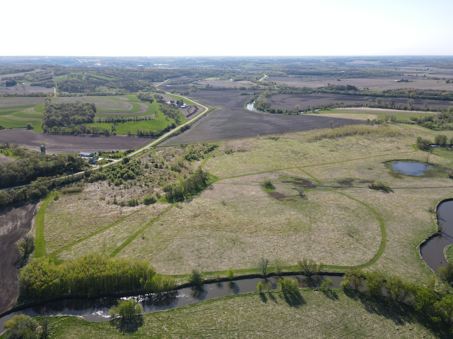 0 County Rd M Road Browntown, WI 53522 - Photo 5 of 59 an aerial view of a house