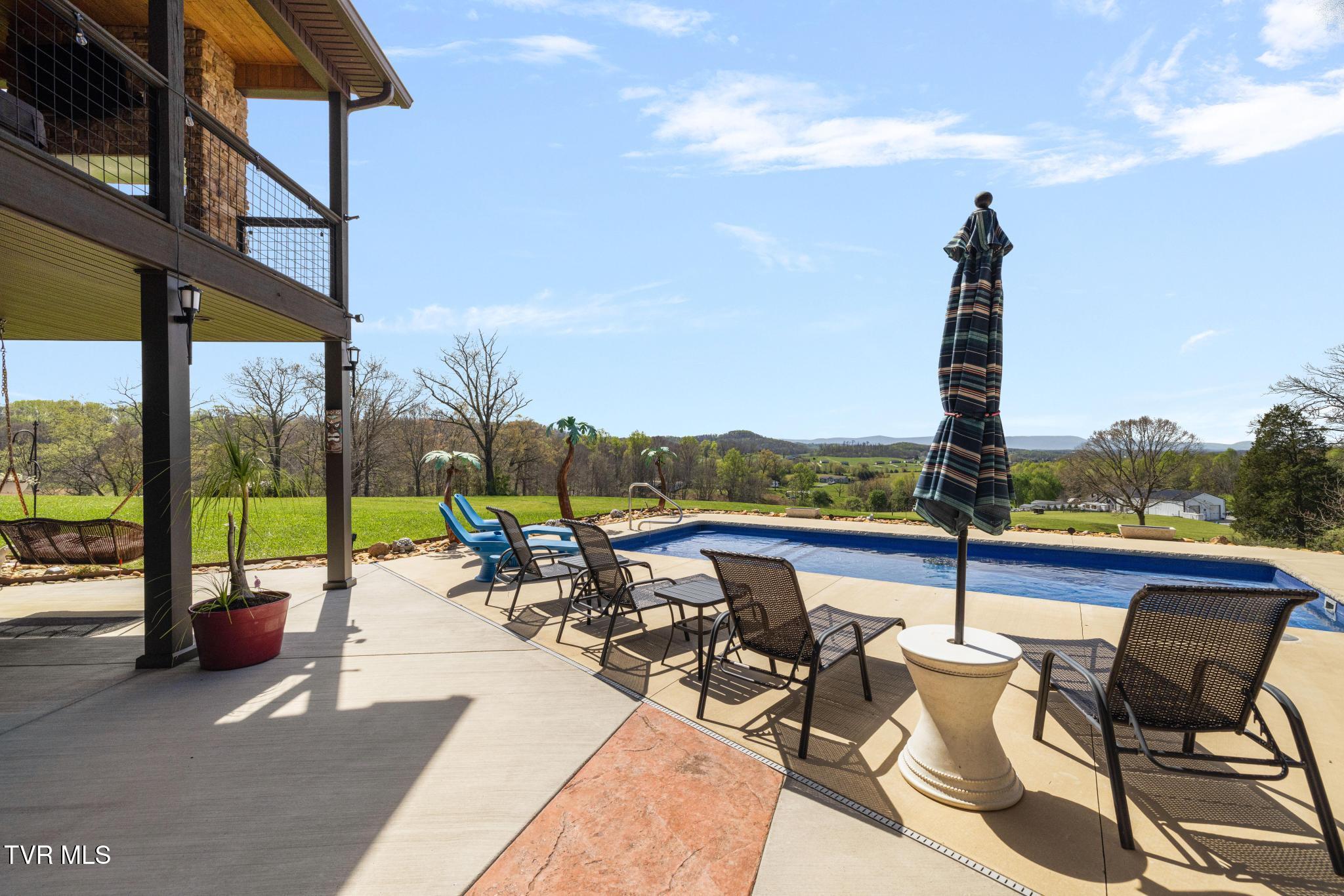437 Dean Archer Road Jonesborough, TN 37659 - Photo 61 of 73 Pool & Mountain View