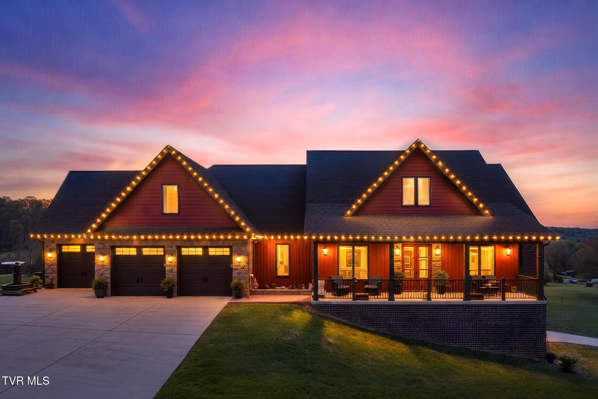 437 Dean Archer Road Jonesborough, TN 37659 - Photo 7 of 73 Exterior Twilight View