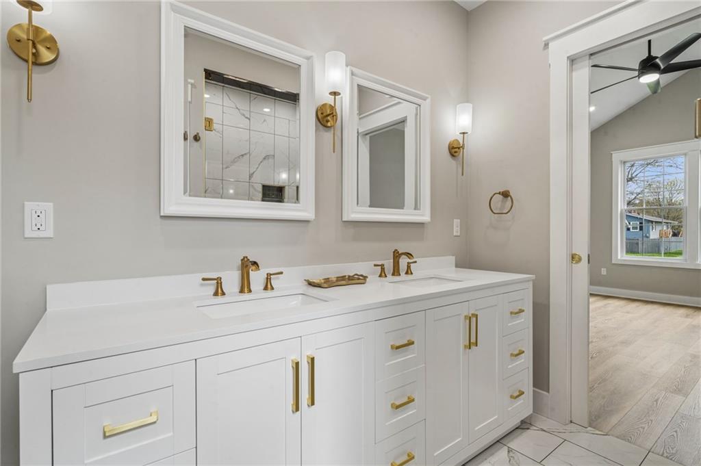 224 Bunger Street Ligonier, PA 15658 - Photo 30 of 50 a bathroom with a sink and a mirror