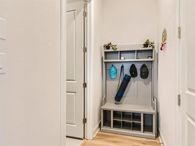 a outdoor living space with furniture