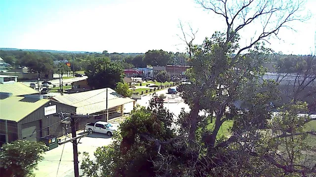 a view of a terrace with furniture