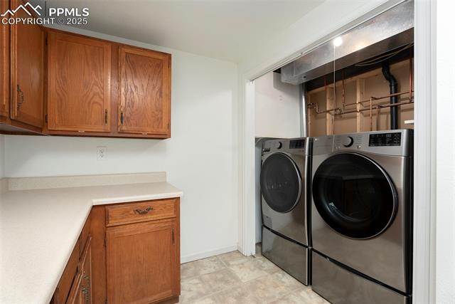 86 Rising Sun Terrace Colorado Springs, CO 80921 - Photo 28 of 36 Laundry area featuring washer and clothes dryer