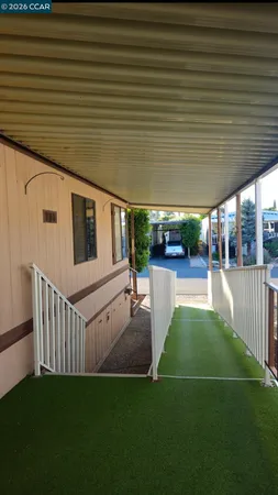 a room with cabinets
