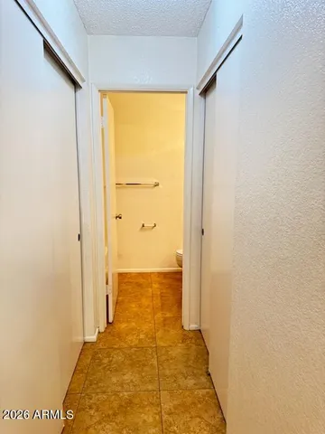 a view of a bathroom with a shower