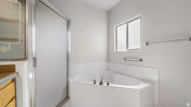 45 North 970 W Street Orem, UT 84057 - Photo 20 of 45 Primary bathroom with a stall shower and garden tub